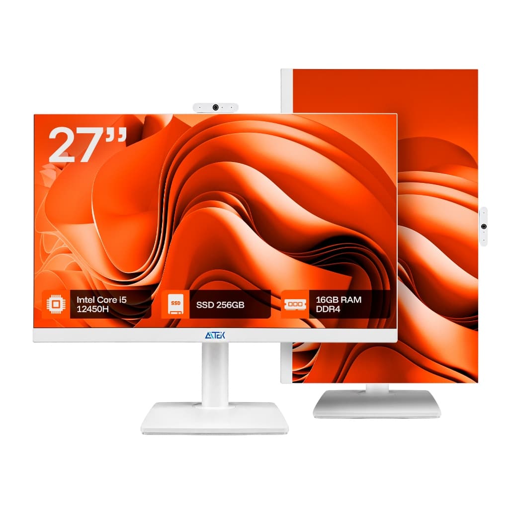 Computador All In One 27" Full HD Intel Core i5 12ª Geração 16GB SSD 256GB Wi-Fi Webcam Integrada