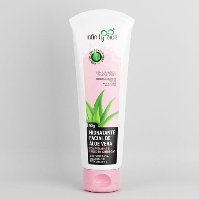 Hidratante Facial Anti-Idade Aloe Vera com Vitamina E e Óleo de Amêndoas Hidrata