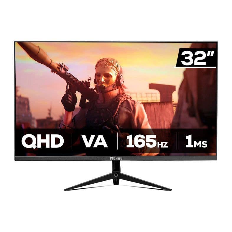 Monitor Gamer Pichau Cepheus V5S, 32 Pol, VA, QHD, 1ms, 165Hz, HDMI/DP, PG-CFV5S-BL01