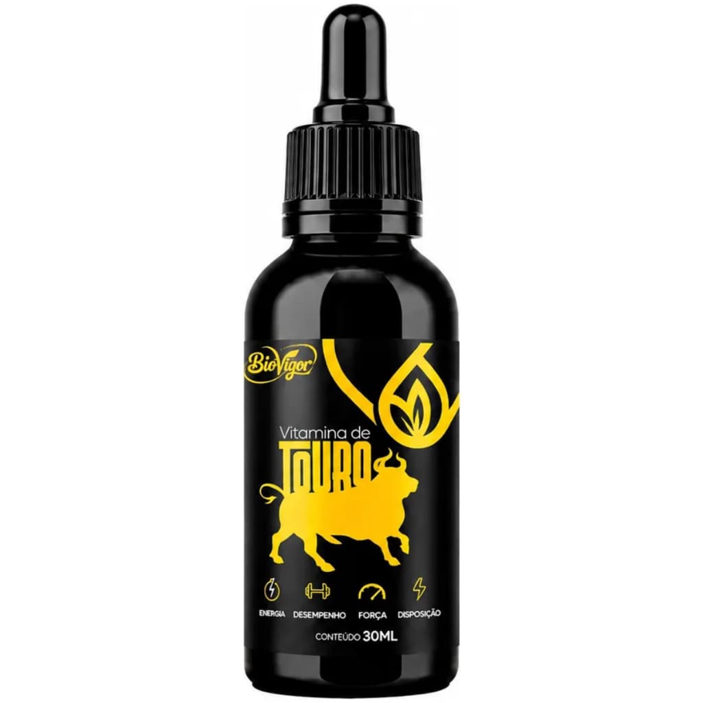 1x Vitamina de Touro 30ml - Loja Autorizada - Suplemento Alimentar