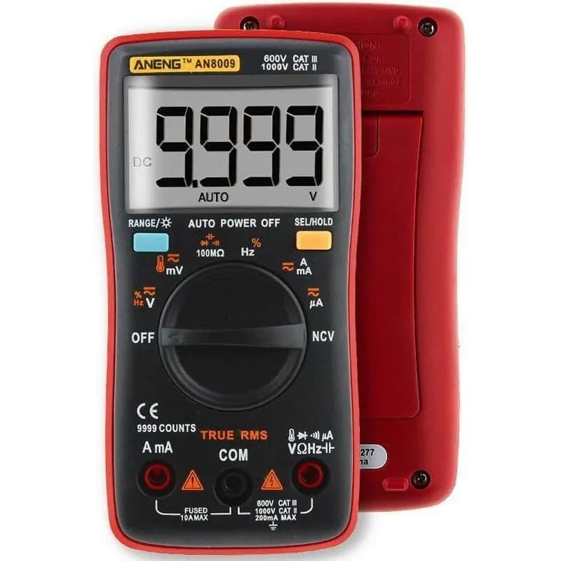 Multimetro Digital Aneng AN8009 / UNI-T UT60BT Bluetooth 9999 Contagens True RMS Completo