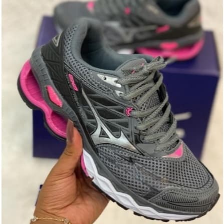 Tênis Feminino Casual Esportivo corrida caminhada academia Conforto e Leveza com Amortecimento tamanho especial 40 41 42