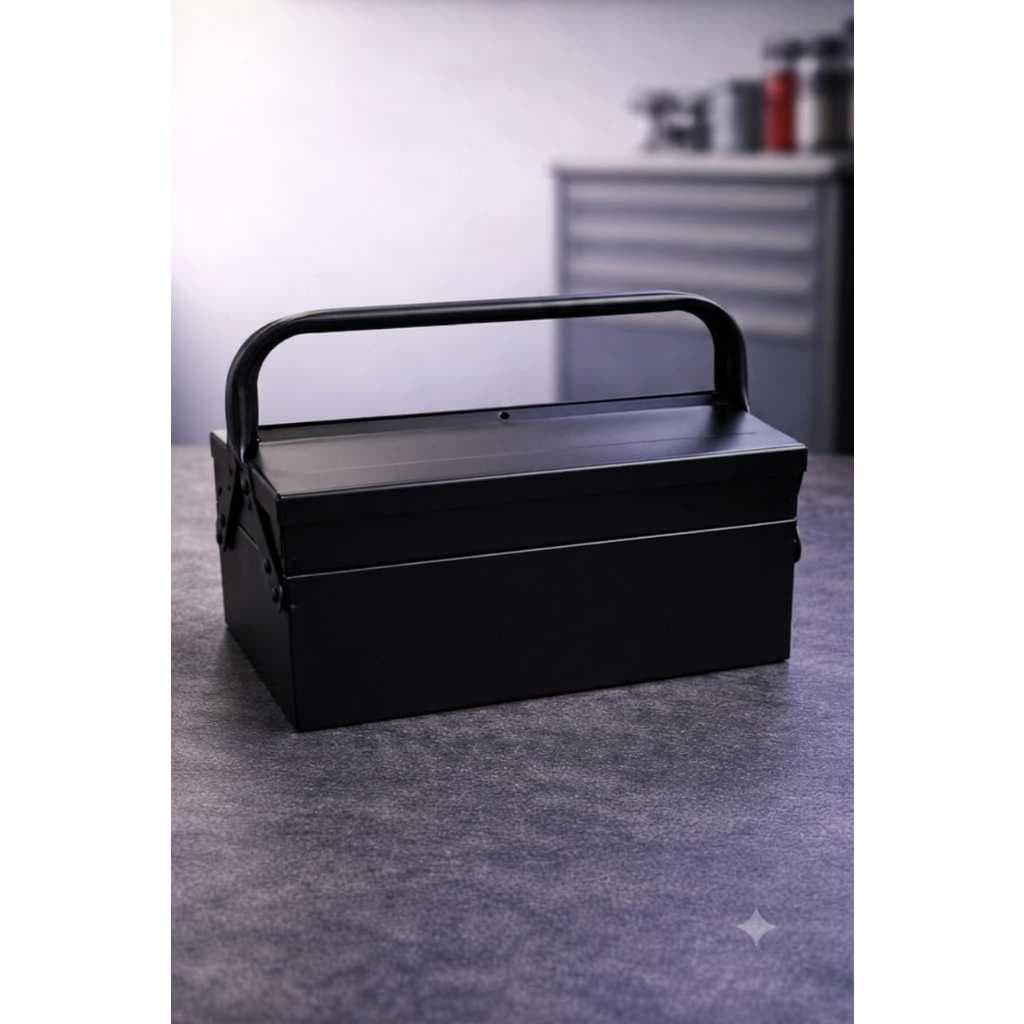 Caixa de ferramentas metálica - 3 gavetas 30 cm cinza | MOD 20 B