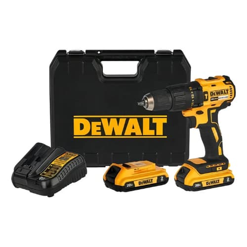 Parafusadeira e Furadeira de Impacto 13mm 20V DEWALT DCD7781D2 Com 2 Baterias, Carregador e Maleta