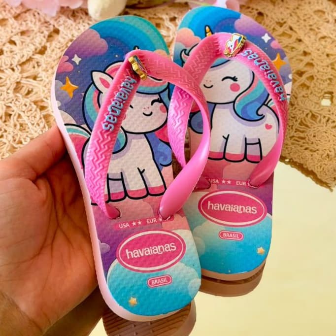 Sandália menina Chinelo Infantil com Pingente Personagem Fofo Antiderrapante Leve Confortável Kids criança frete grátis