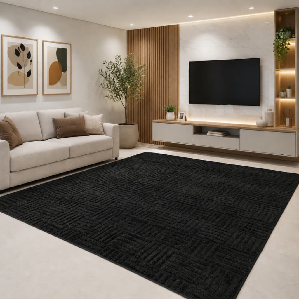 Tapete Tóquio Sala Quarto Grande 200x240 Macio Antiderrapante Luxo