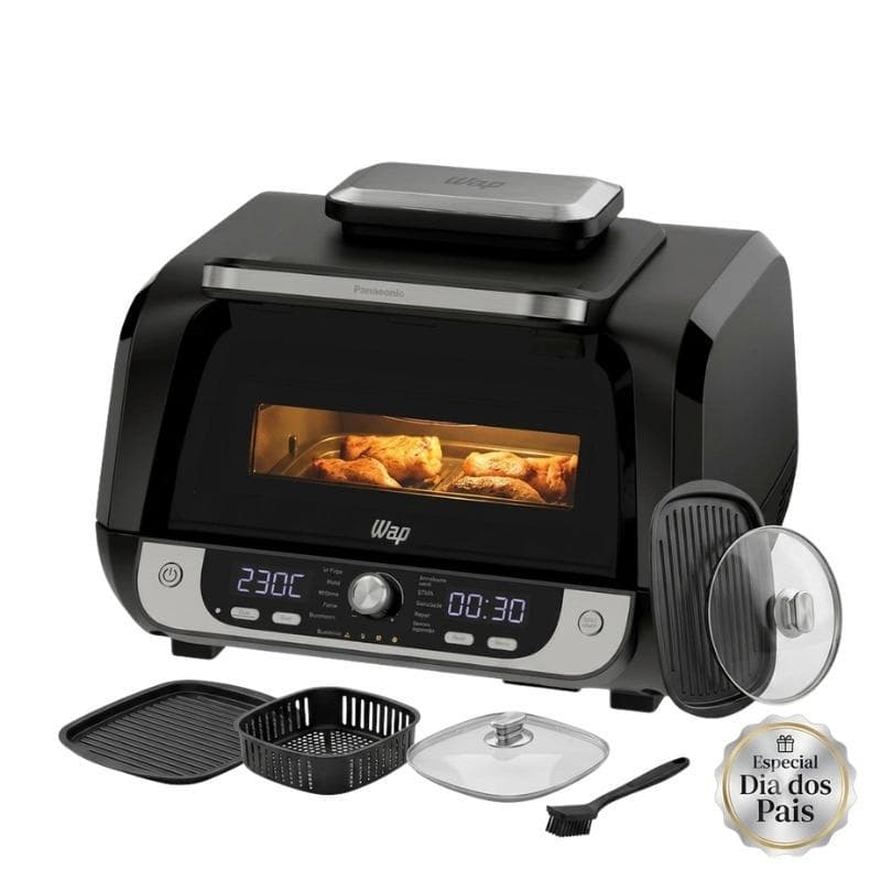 Fritadeira Elétrica WAP Air Fryer Barbecue Digital Presente Para o dia dos Pais.