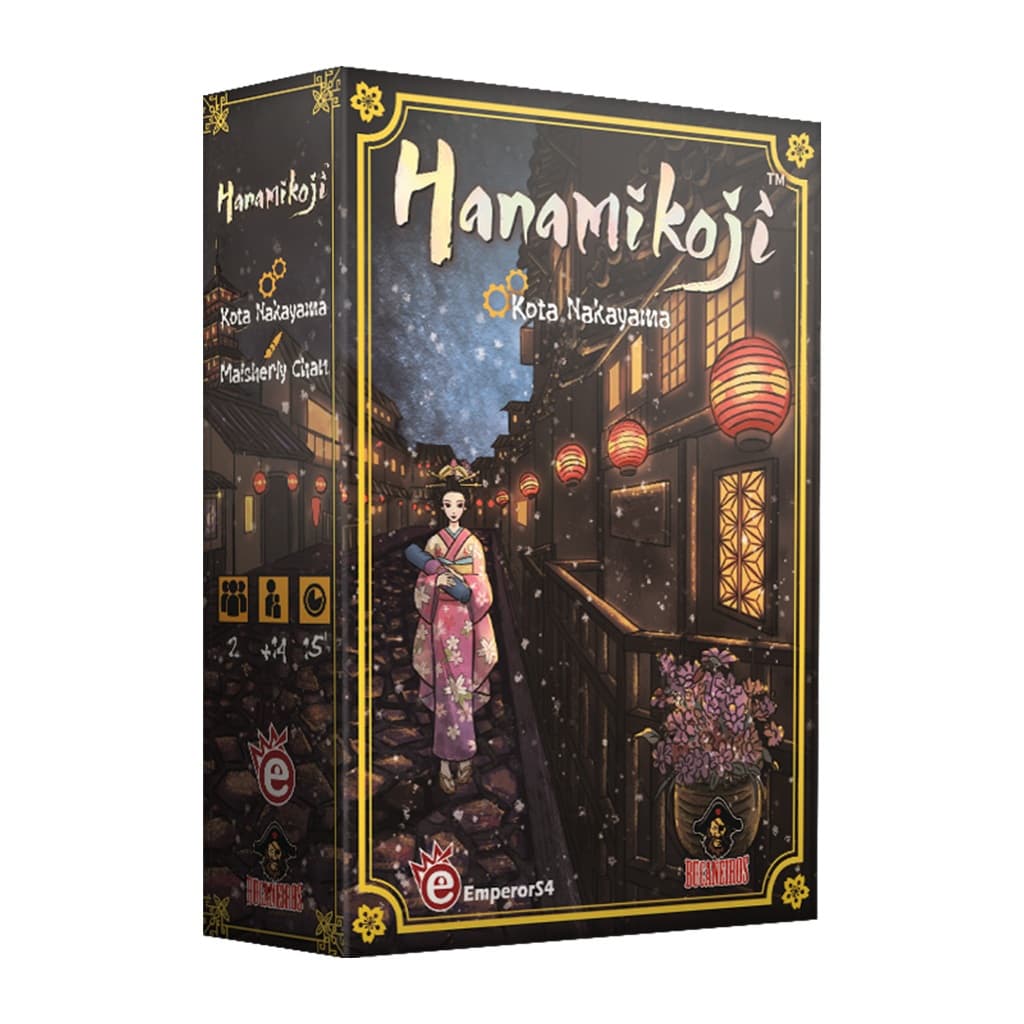 Hanamikoji - Jogo de Cartas para Amigos e Família (Adultos e Crianças) - Linha Pocket Bucaneiros Jogos