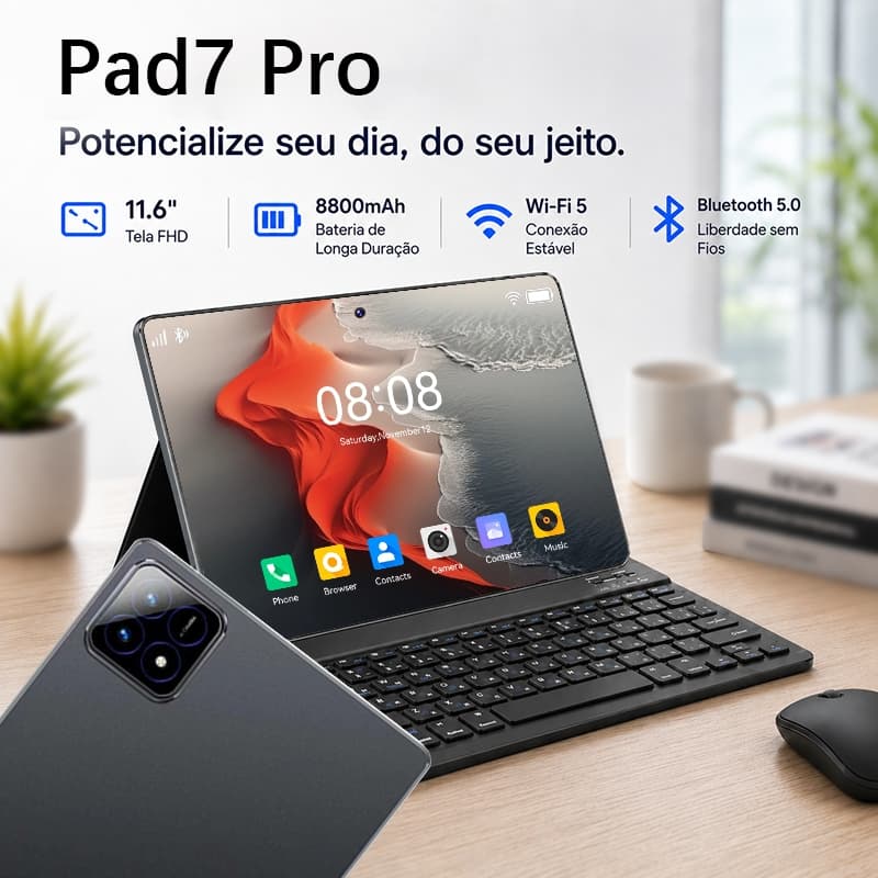 Tablet PAD 7 Pro 5G 2SIM+WiFi 16GB+512GB Android 15