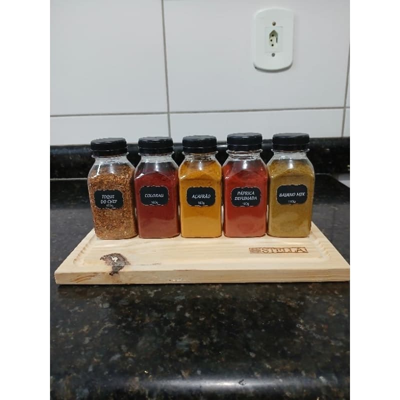 Kit 6 Temperos Garcia 100g – Tempero Completo, Lemon Pepper, Páprica, Chimichurri e Mais
