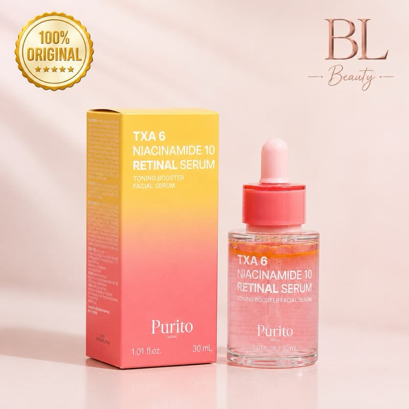 Purito Seoul TXA 6 Niacinamide 10 Retinal Serum 30ml Clareador Anti-idade Original Coreano