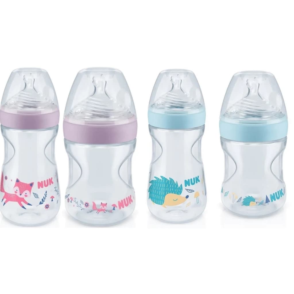 Kit 2 Mamadeiras Nuk Essence TC Smart Flow 150/270ml 0 a 18 meses