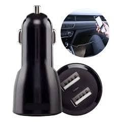 CARREGADORES DE CELULAR VEICULAR C/ 02 ENTRADAS USB, TENSÃO: 12-24V