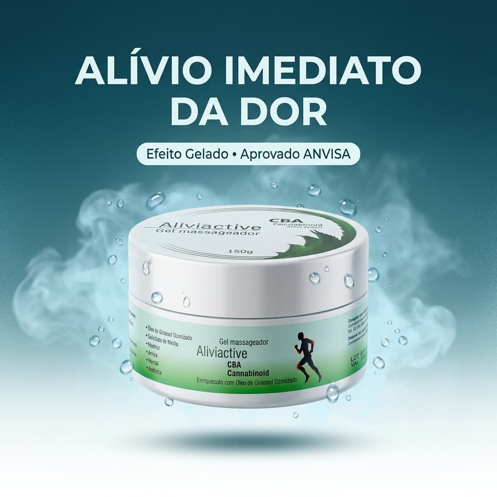 Gel Para Dor Muscular Ação Analgésica Alivio Rápido Anti-inflamatória Arnica Mentol Cânfora Andiroba/ Aprovado Anvisa
