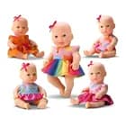 Boneca Divertoys Mini Newborn Articulada 15cm Colecionável