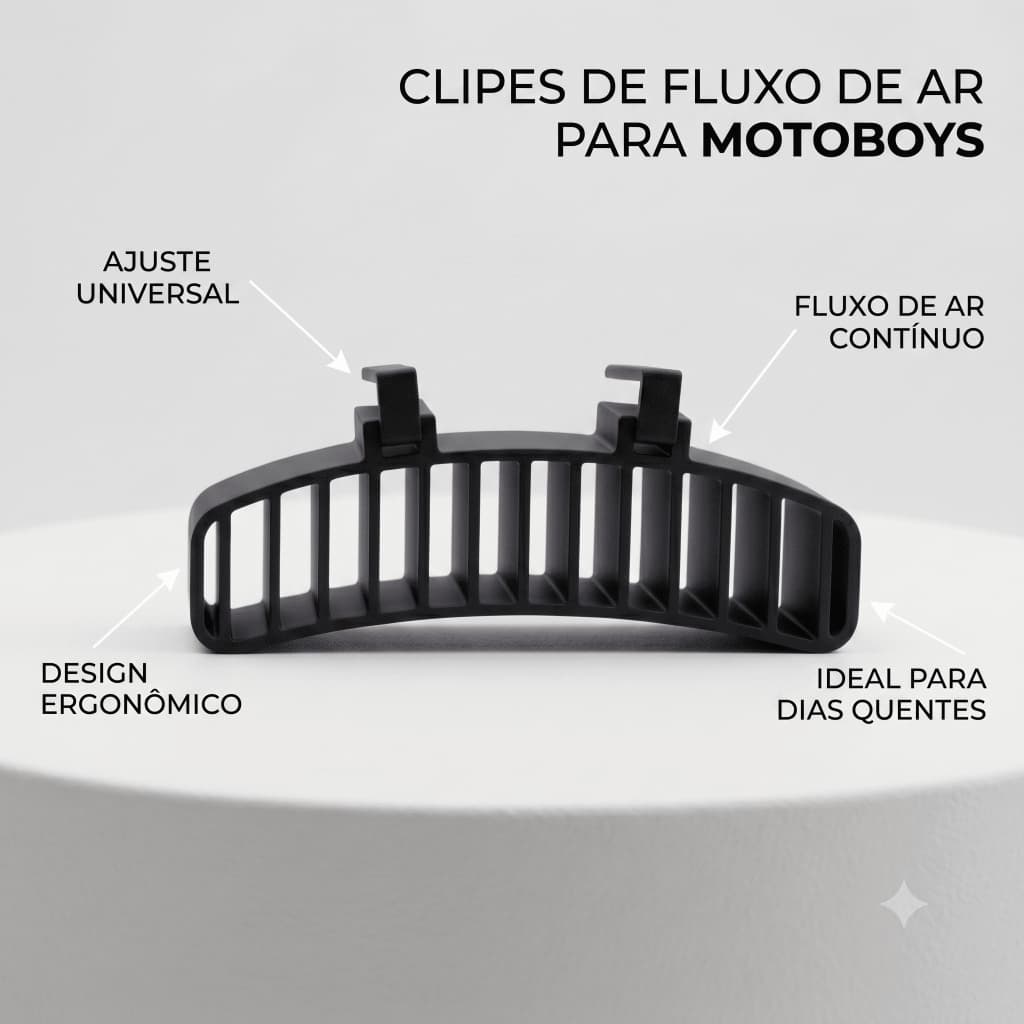 Ventilação para Jaqueta de Moto | Entrada de Ar para Motociclista | Par | Acessório Moto