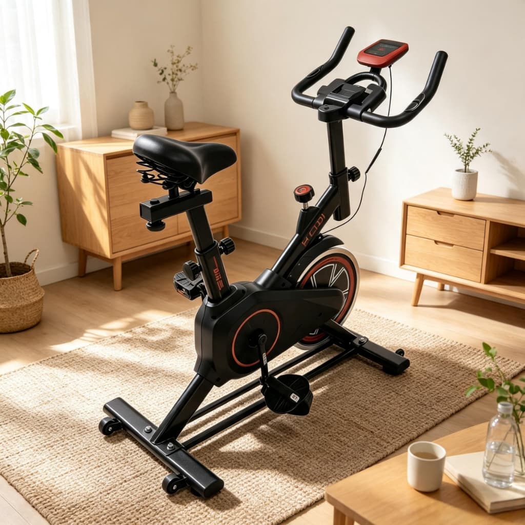 Bicicleta Spinning Ergométrica Para Exercícios Com Monitor Profissional Sport Suporta até 120kg -V3