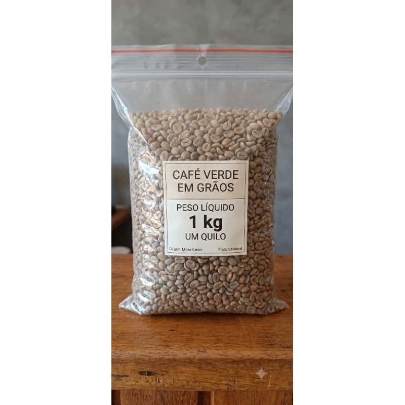 ​Café Cru Especial em Grão 1kg 100% Arábica Sul de Minas para Torrar em Casa