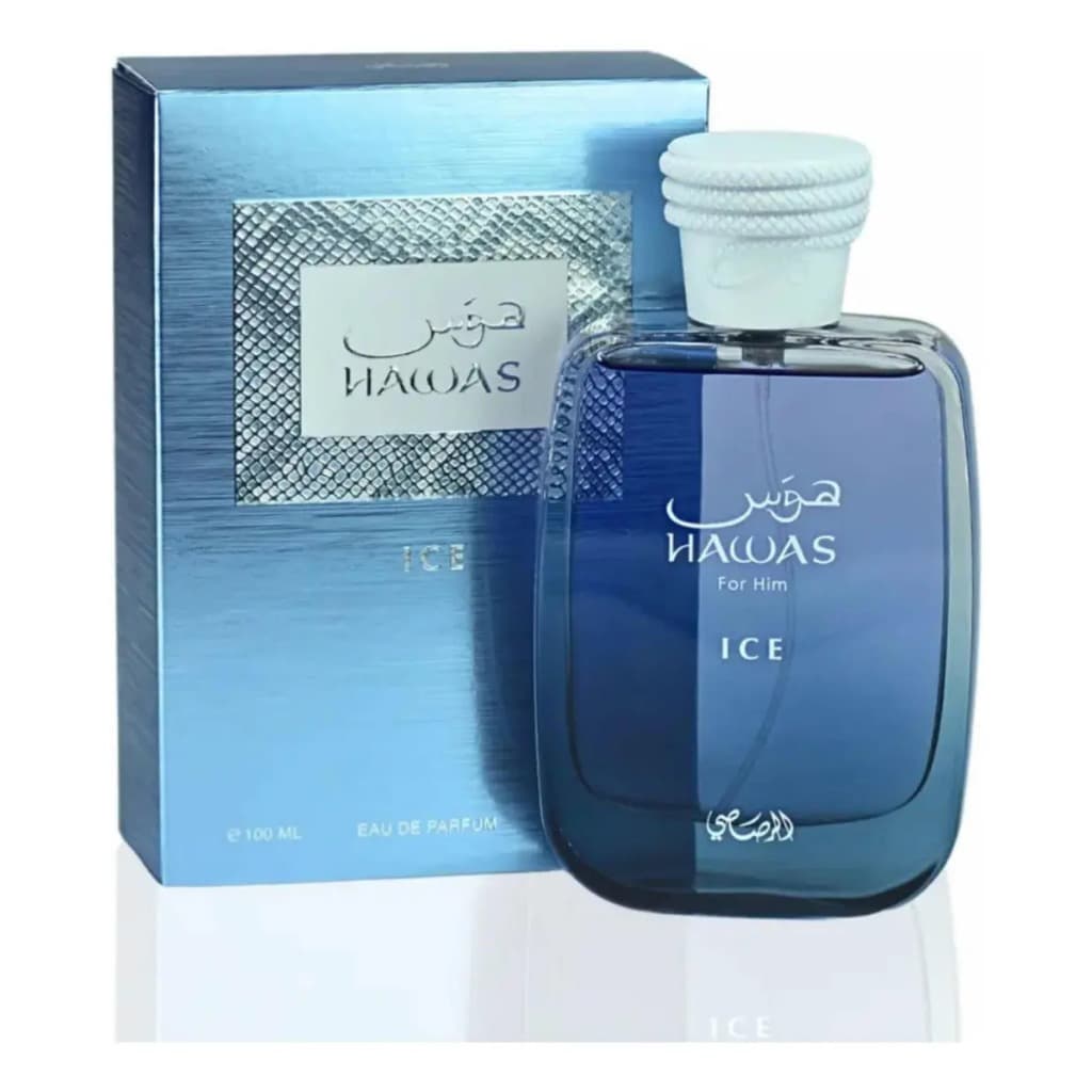 Perfume Árabe  Rasasi Hawas Ice EDP 100ml Masculino Original Importado