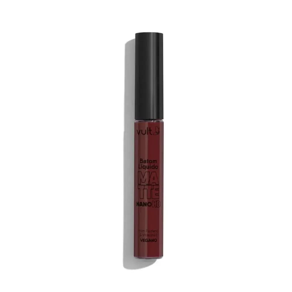 Batom Líquido Matte Vult Nano HD - Efeito Matte Confortável, Longa Duração, Não Transfere