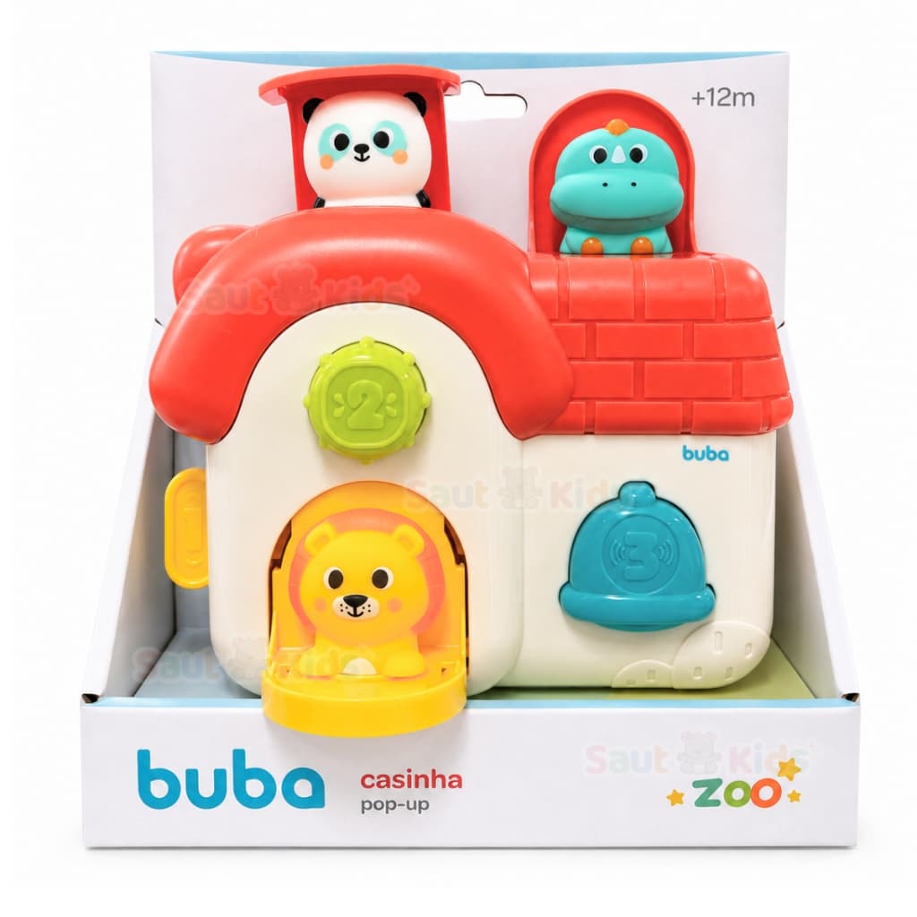 Brinquedo Educativo para 1 ano Buba Brinquedo Interativo de Animais para Criança