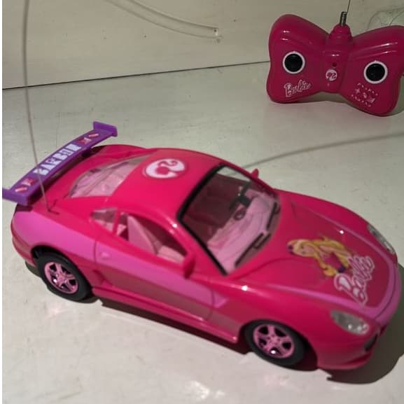 Carrinho Barbie Controle Remoto Original + Controle (Sem Teste)