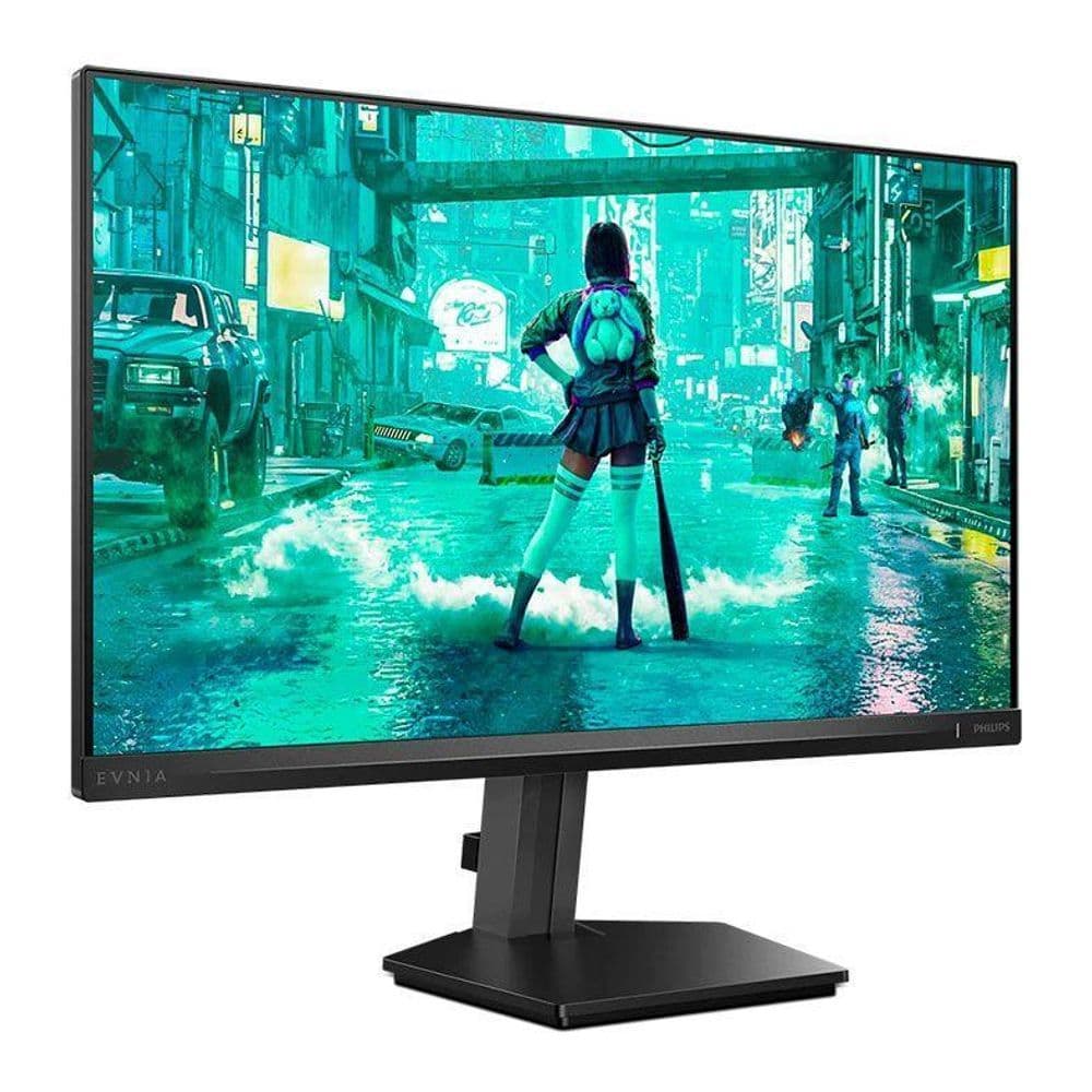 Monitor Philips Gamer Evnia 23,8" IPS FHD, 200Hz, 0,3ms, Base Ajustável, DisplayPort - 24M2N3200FQ/57 Preto