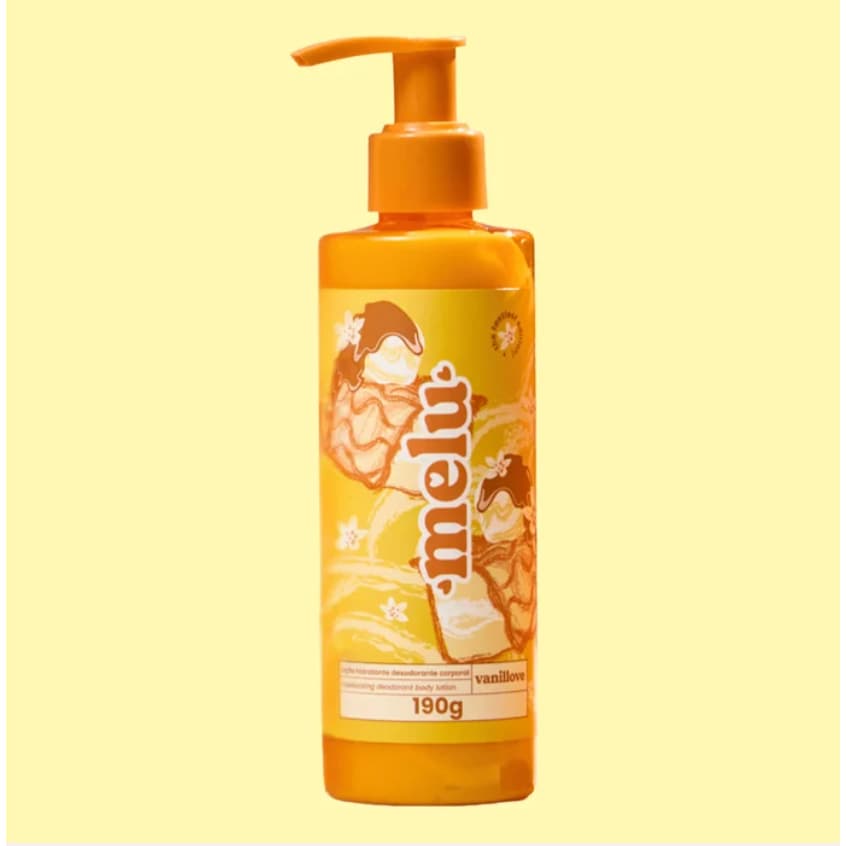 Loção Hidratante Corporal Vanillove Melu Ruby Rose | Hidratante Desodorante Corporal