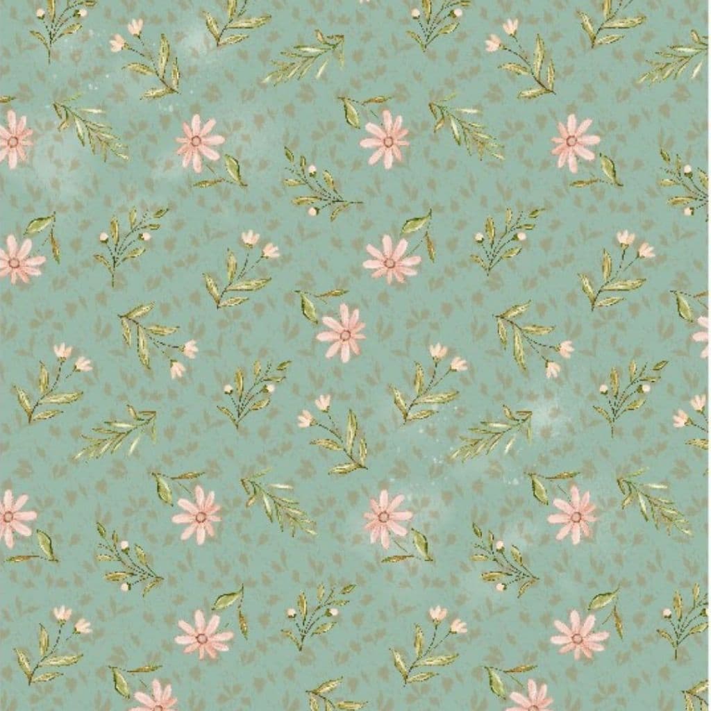Tecido Patchwork Digital Tradições Flores CM5420