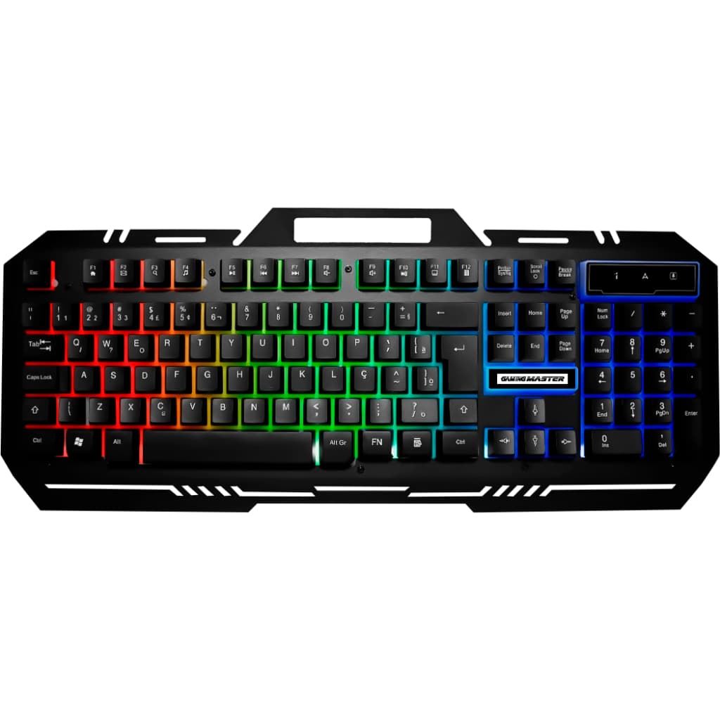 Teclado Mecânico Gamer Gaming Master Spectra Fury KBW88 Branco Switch Blue