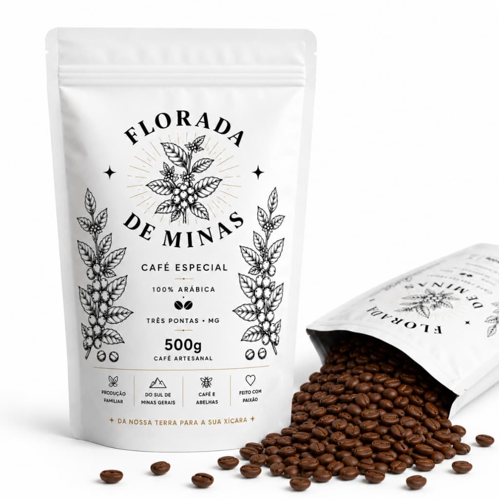 Café Especiail Torrado em Grãos ou Moído 100% Arábica 85+| Arara, Catuaí e Mundo Novo Florada de Minas
