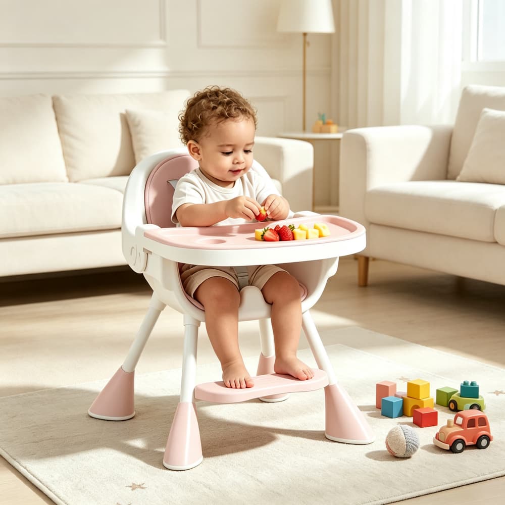 Cadeira de Alimentação Bebê Multifuncional Portátil