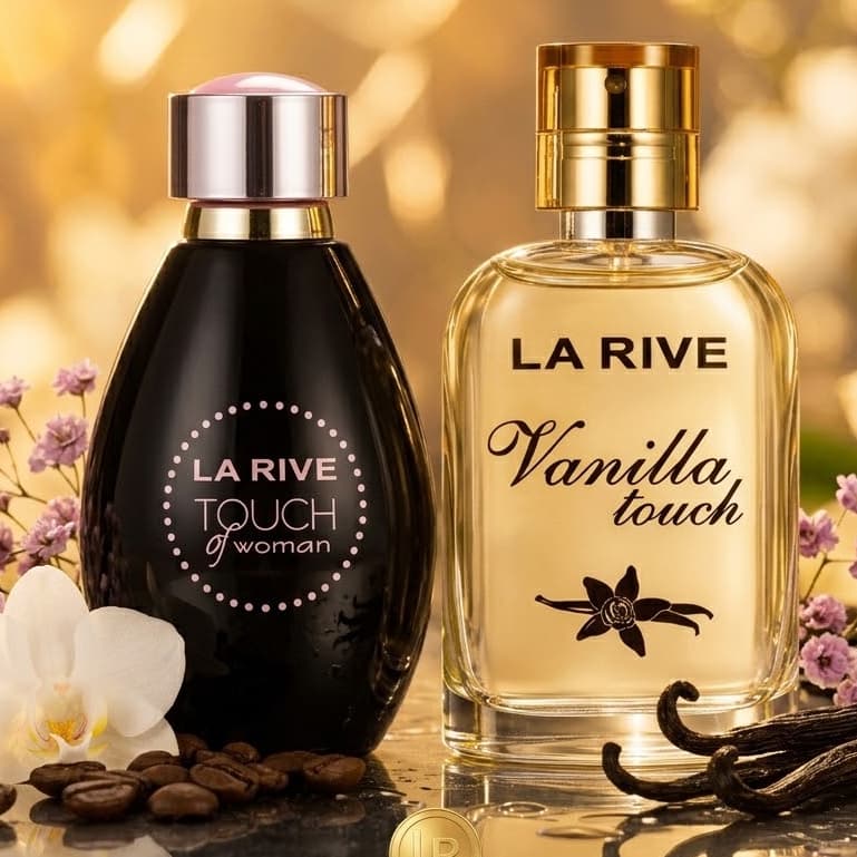 Kit Perfumes Femininos La Rive Touch of Woman e Vanilla Touch 90ml Importados
