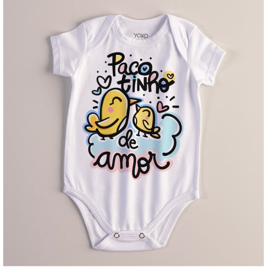 Body Bebê Frases Fofas | Roupa de Bebê Estampada | Menino e Menina