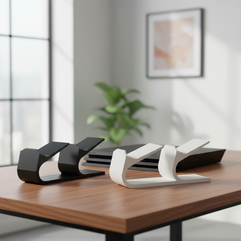 Suporte Porta Controle de Videogame de Mesa PS4 e PS5 Impresso em 3D