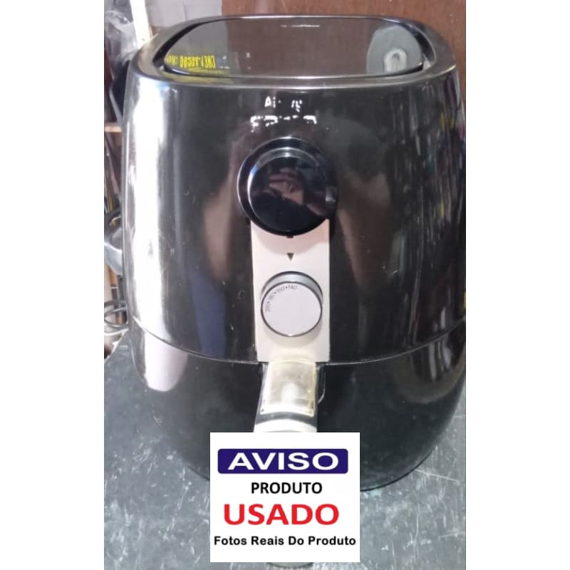 Fritadeira Elétrica Sem Óleo/Air Fryer Fama - PRODUTO USADO.