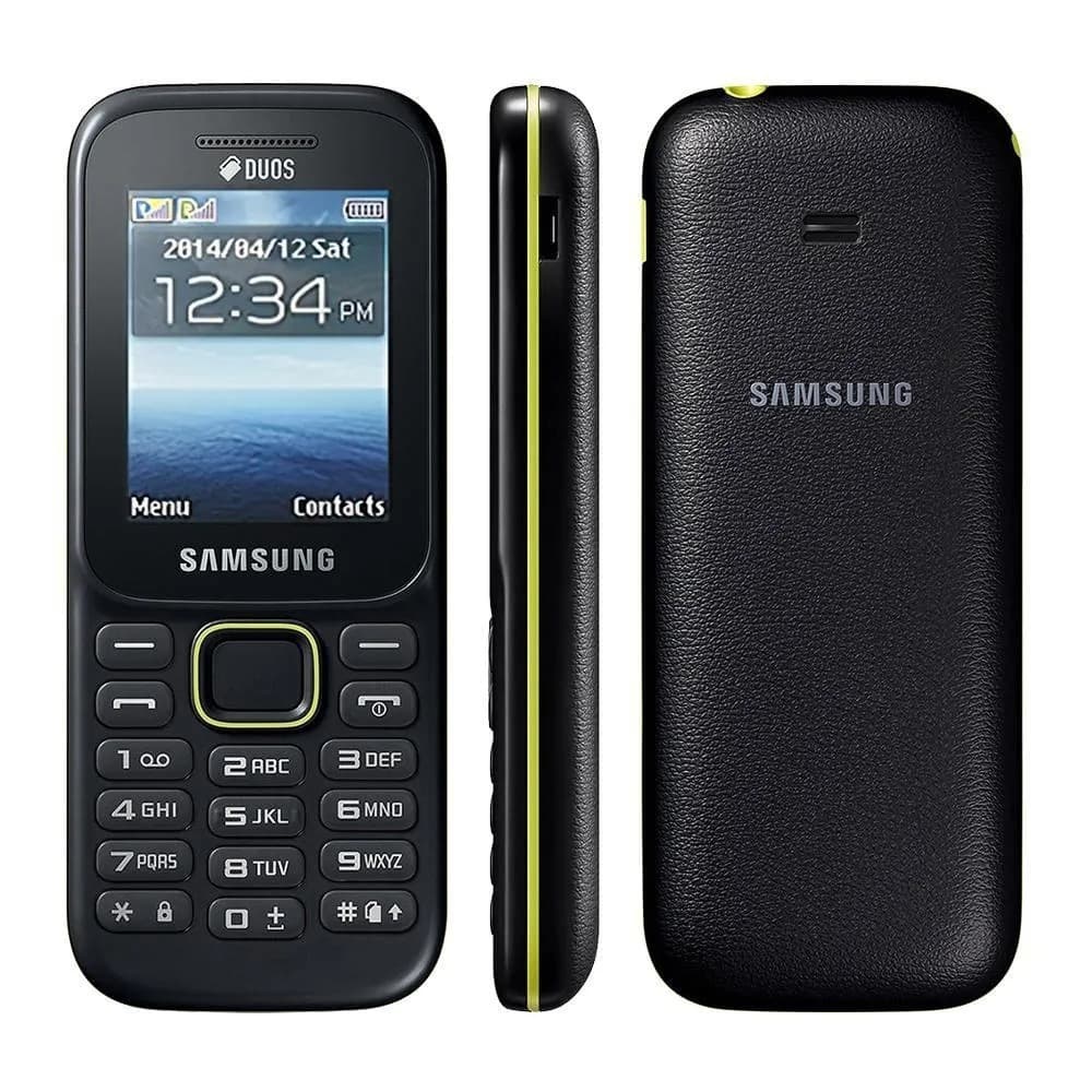 Celular Samsung SM- B315E 4G Simples Para Idosos Ou Rural Dual Sim Tela 5.08 Câmera Fm Preto