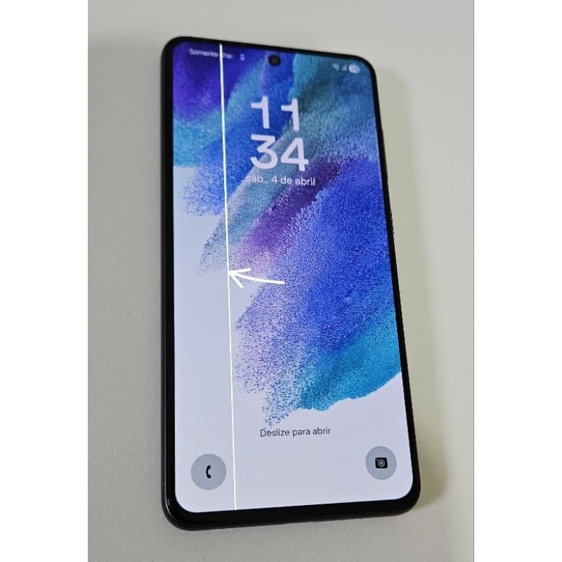 Samsung Galaxy S21 FE 5G 128GB PretoUsado (COM LINHA VERTICAL)