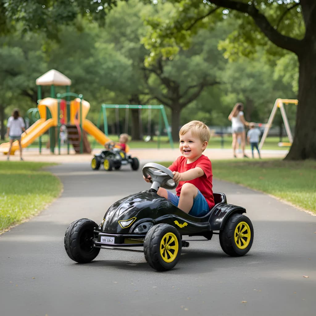 Carrinho Infantil a Pedal Bat Passeio Speed Play Homeplay Preto p/ Crianças 3 Anos Super Promoção!!!
