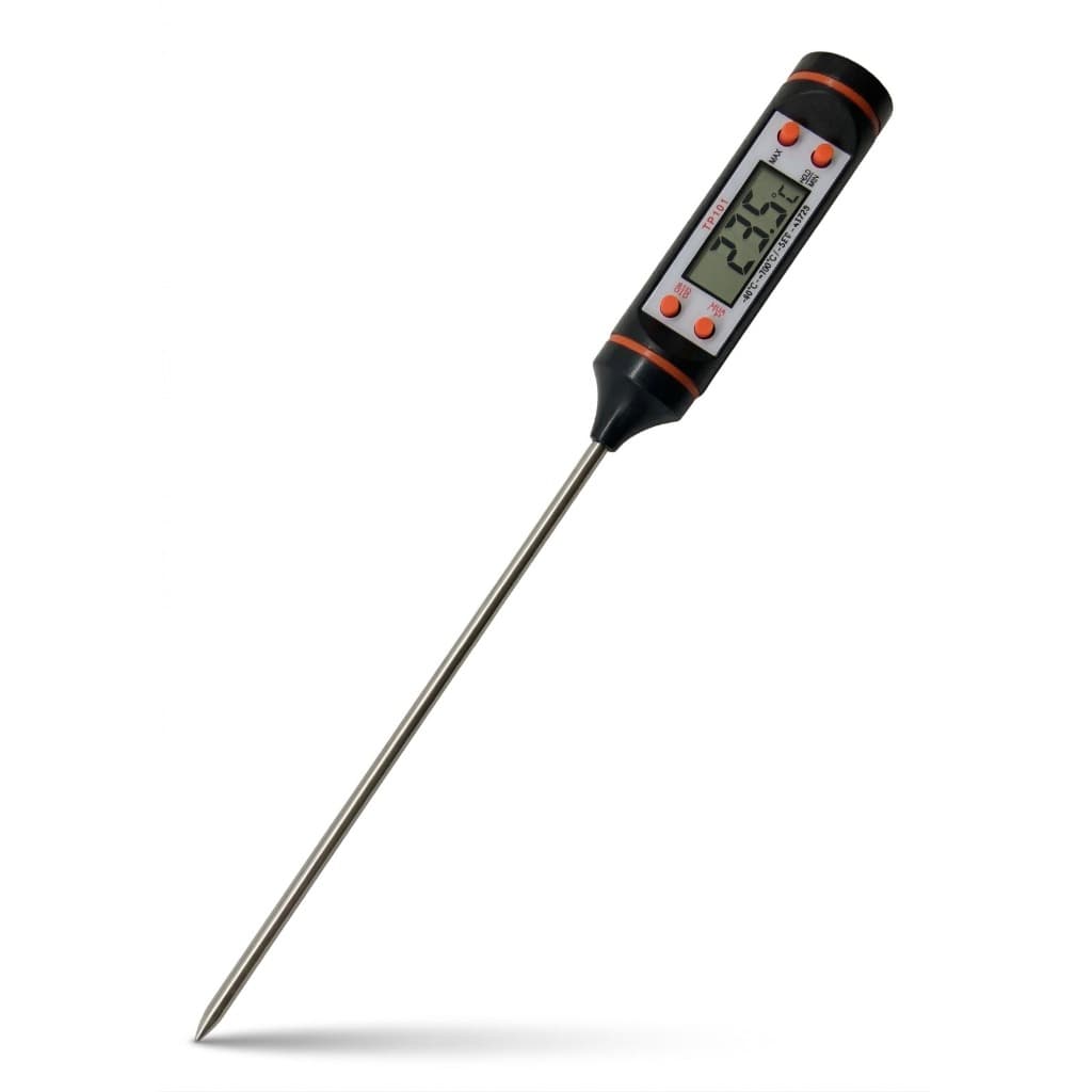 Termômetro Culinário Digital TP101 Espeto Inox Alta Precisão para Carnes Alimentos e Bebidas