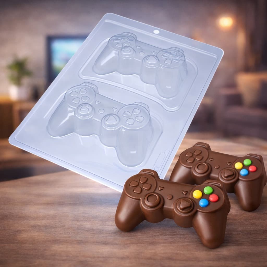 Forma 3 Partes Silicone Controle Vídeo Game Joystick Playstation Grande Cód. 9661