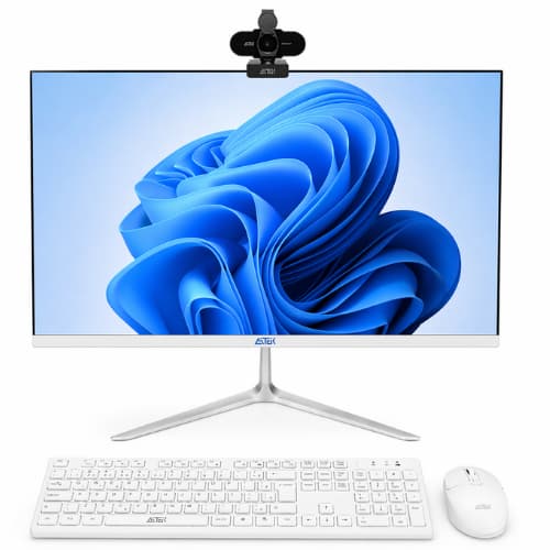Computador All in One 23.8' i5 8gb 512gb SSD Full HD IPS Wifi Desktop Webcam com Kit Teclado Mouse