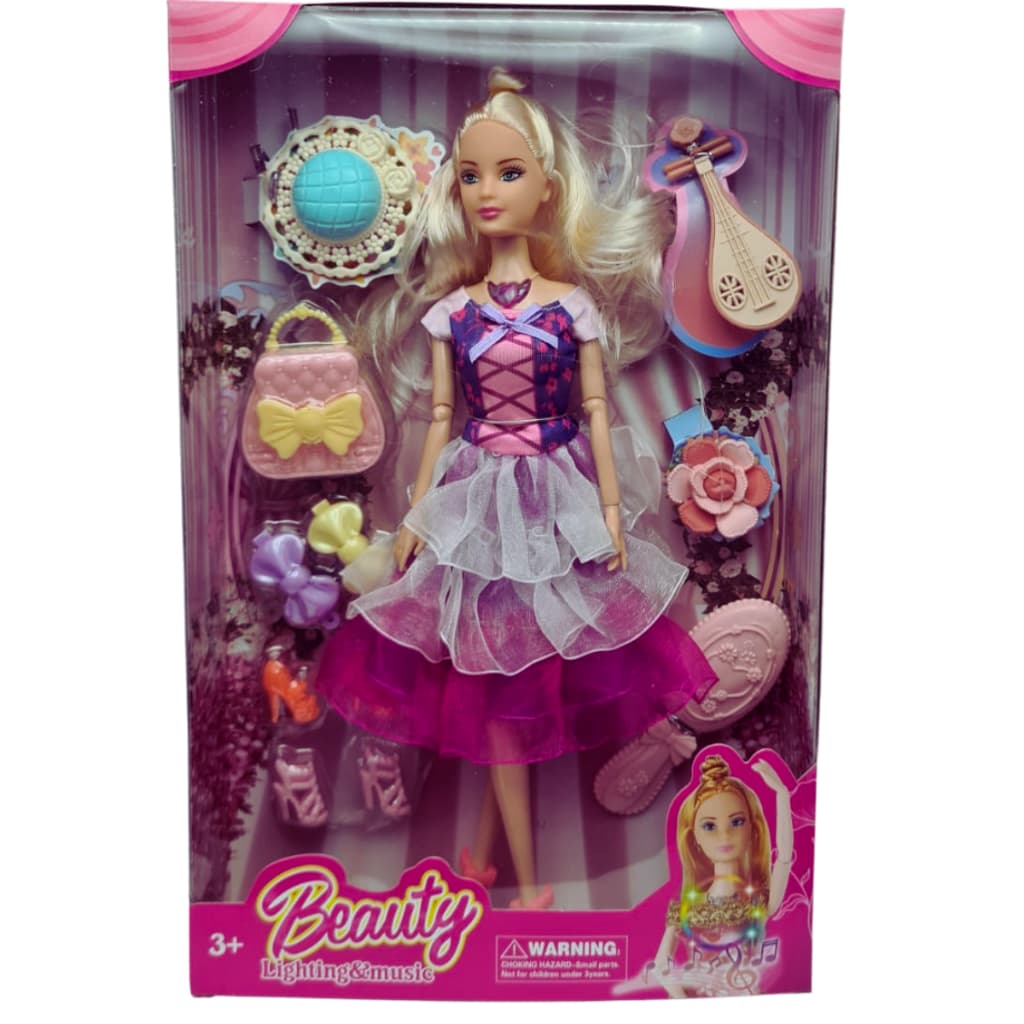 Brinquedo Menina Boneca Bailarina Articulada 30cm