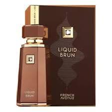 Perfume Árabe French Avenue Liquid Brun EDP Masculino 100ml Original Importado