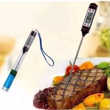 Termômetro Culinário Tipo Espeto Digital Para Cozinha 145mm