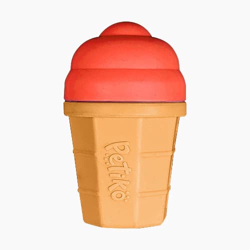 Brinquedo Interativo Dispenser de Petiscos Pet Cream Rosa Tam. P - Para Cães - Petiko | brinquedo interativo p cachorro