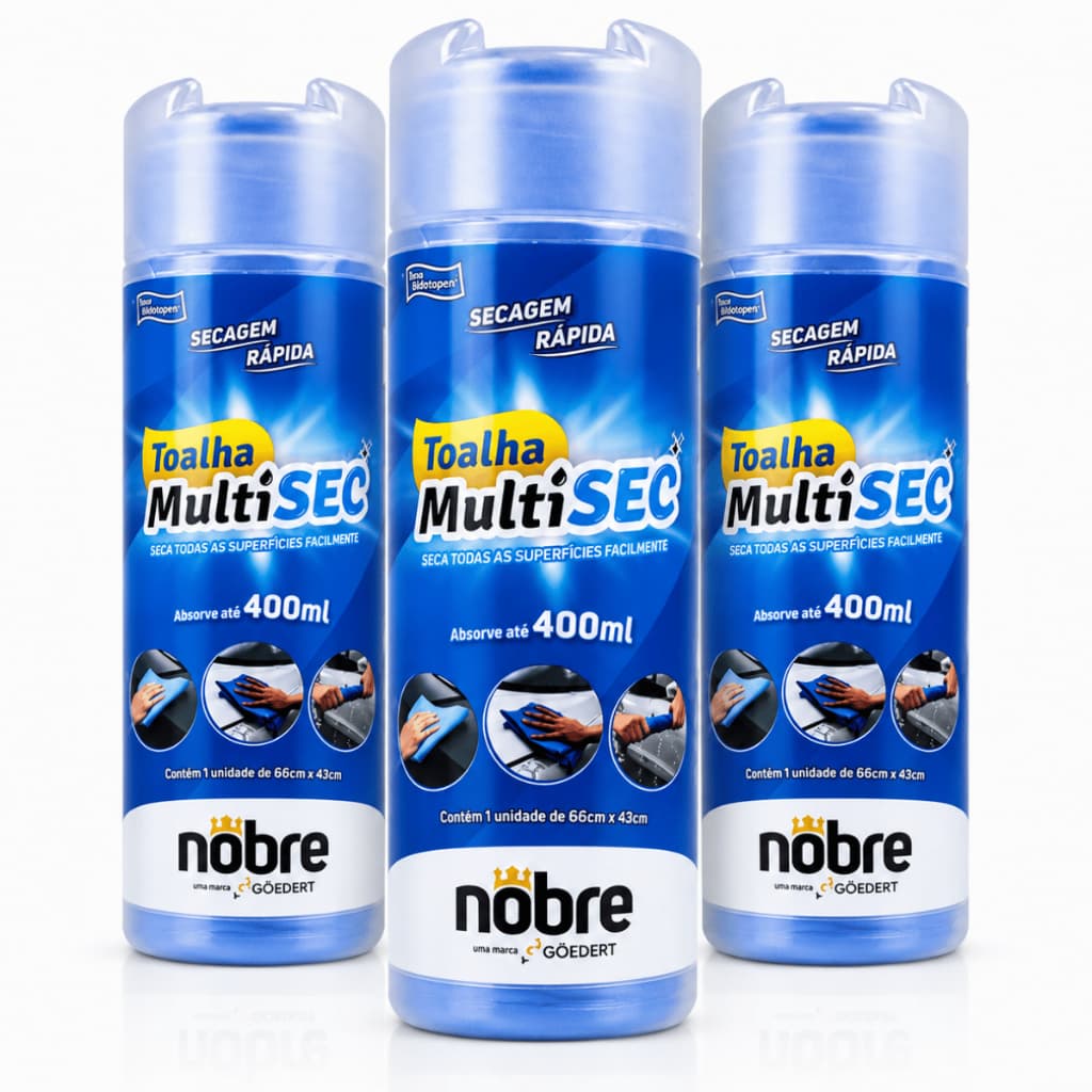 Kit 3 Toalha Mágica Original Absorve Água Limpa Seca Carro