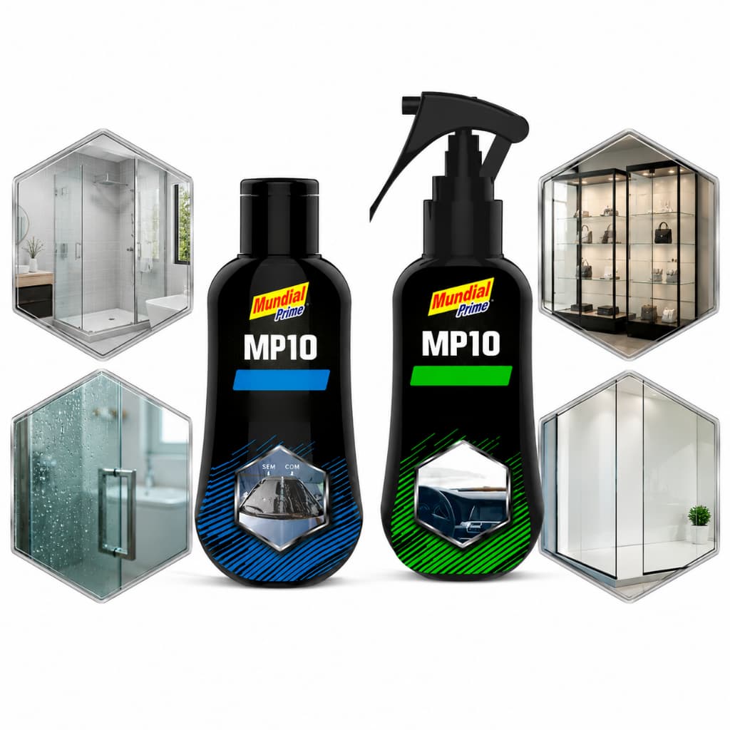Kit Parabrisa: Cristalizador + Antiembaçante para Carro e Box