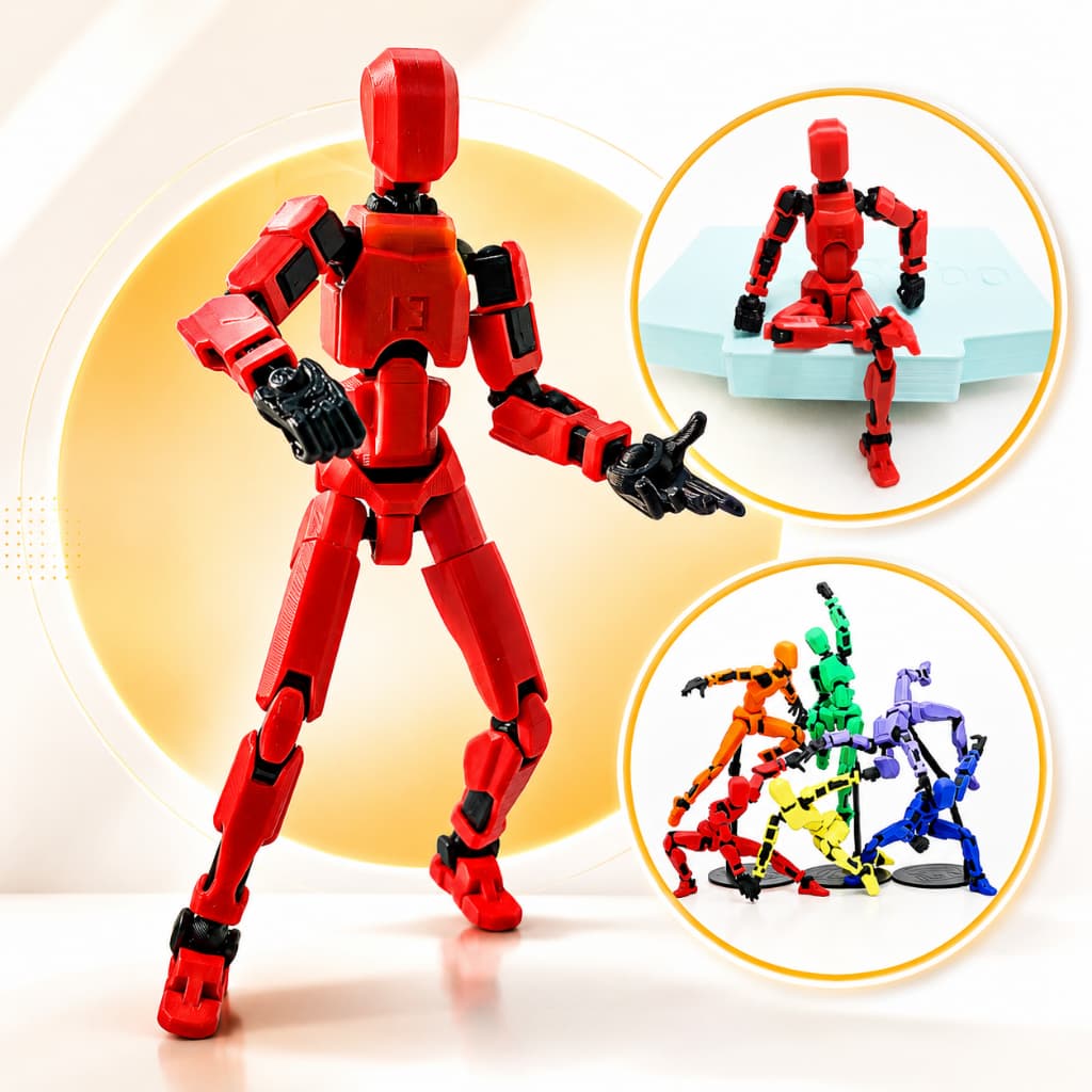Boneco 100% Articulado para Montagem Dummy 13 Figura de Ação Brinquedo Manequim Presente Infantil