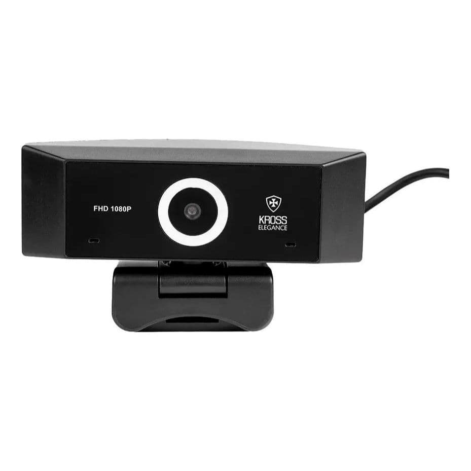 Câmera web Kross KE-WBM1080P Full HD cor preto